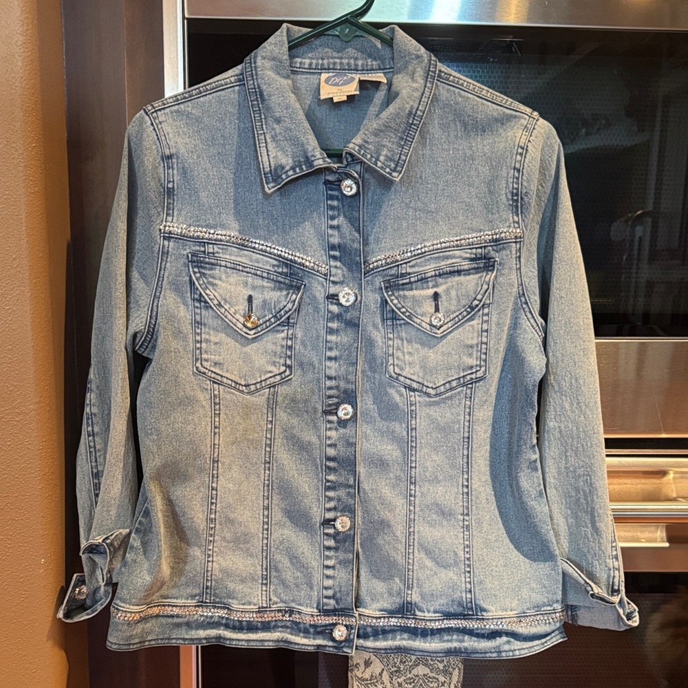 DG2 by Diane Gilman Light Blue Jean Jacket